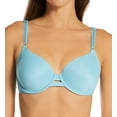 thumbnail image 1 of Women's Warner's 1356 No Side Effects Underwire Contour Bra (Marine Blue 38B), 1 of 2