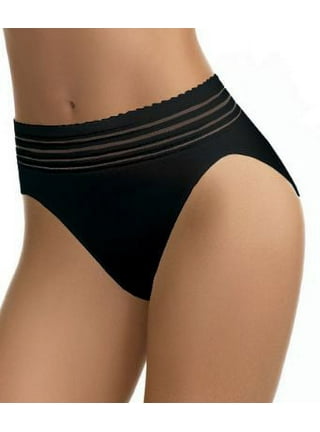 FINETOO High Waisted Thongs for Women, Breathable Underwear Soft