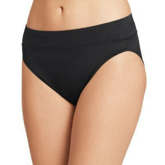 Women's Warner's 5138J No Pinching. No Problems. Tailored Hi-Cut Panty (Black S)