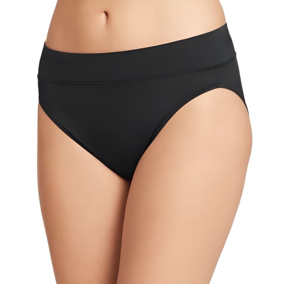 Women's Warner's 5138J No Pinching. No Problems. Tailored Hi-Cut Panty (Black XL)