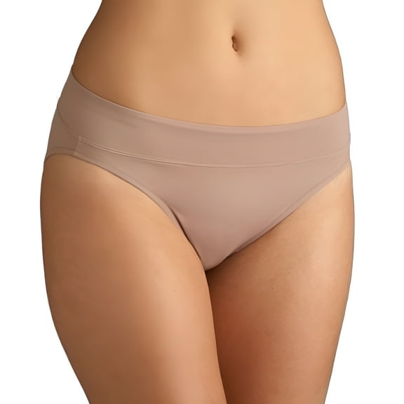 Women's Warner's 5138J No Pinching. No Problems. Tailored Hi-Cut Panty (Mocha XL)
