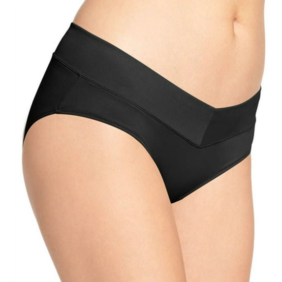 Women's Warner's 5638 No Pinching No Problems Micro V Hipster Panty (Black M)