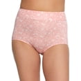 thumbnail image 1 of Women's Warner's 5738 No Pinching No Problems Tailored Micro Brief (Pink Sunwashed Floral 7), 1 of 2