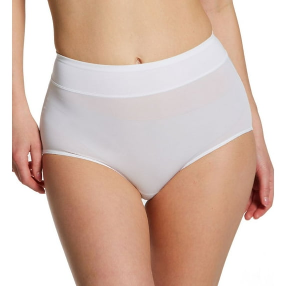 Women's Warner's 5738 No Pinching No Problems Tailored Micro Brief (White 5)