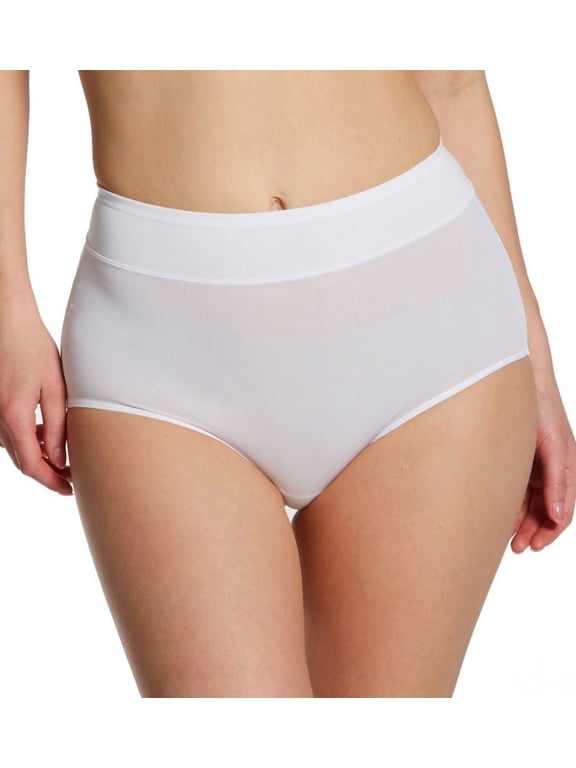 Women's Warner's 5738 No Pinching No Problems Tailored Micro Brief (White 5)