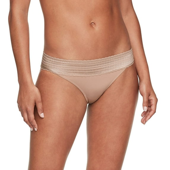Women's Warner's No Pinching, No Problems® Lace Bikini 05509 Color: Toasted Almond Size: XX LARGE
