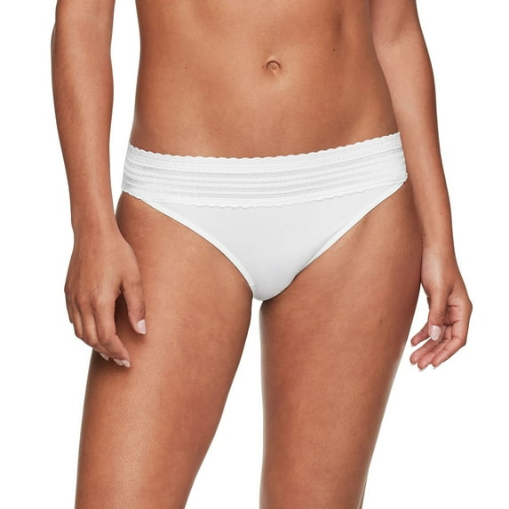 Women's Warner's No Pinching, No Problems® Lace Bikini 05509 Color: White Size: LARGE