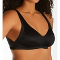 thumbnail image 1 of Women's Warner's RA2231A No Side Effects Wirefree Contour Bra (Black XL), 1 of 2