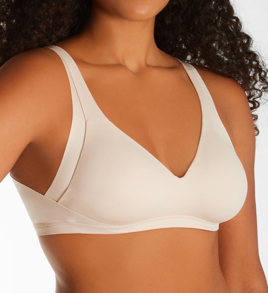 Women's Warner's RA2231A No Side Effects Wirefree Contour Bra (Rosewater L)