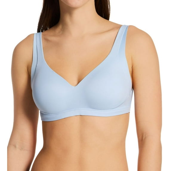 Women's Warner's RA2231A No Side Effects Wirefree Contour Bra (Cashmere Blue S)