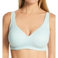 thumbnail image 1 of Women's Warner's RA2231A No Side Effects Wirefree Contour Bra (Misty Blue XS), 1 of 1