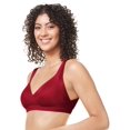 thumbnail image 1 of Women's Warner's RA2231A No Side Effects Wirefree Contour Bra (Raspberry Jam S), 1 of 2