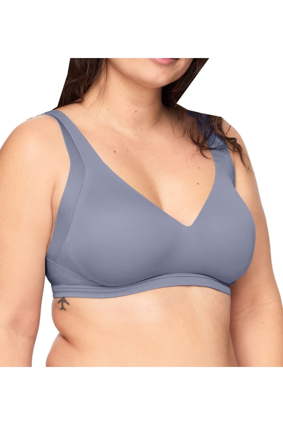 Women's Warner's RA2231A No Side Effects Wirefree Contour Bra (Silver 2X)
