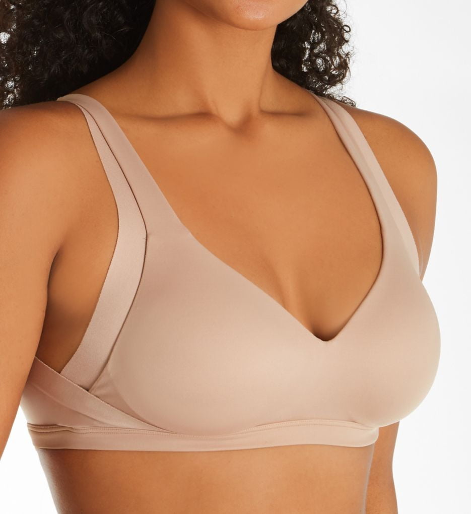 Women's Warner's RA2231A No Side Effects Wirefree Contour Bra (Toasted  Almond L)