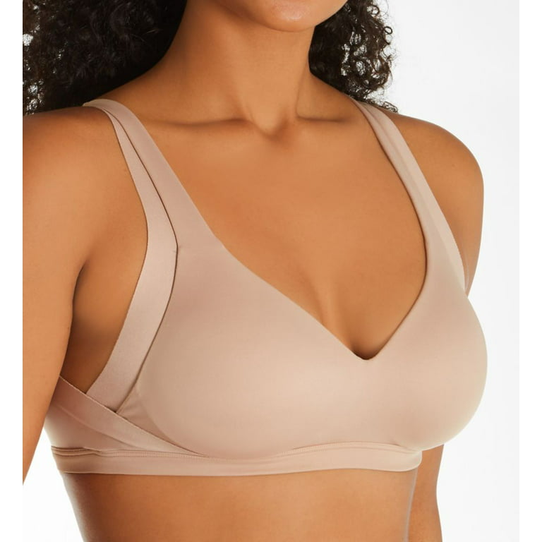 Women's Warner's RA2231A No Side Effects Wirefree Contour Bra (Toasted  Almond XL)