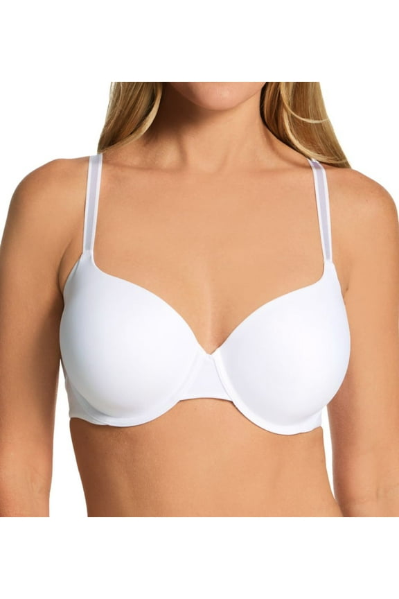 Women's Warner's RA3061A No Side Effects Underwire Lightly Lined Bra (White 40C)