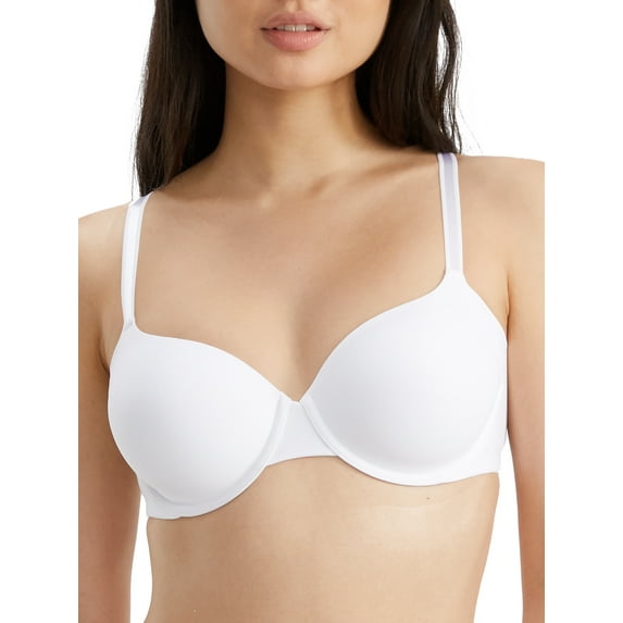 Women's Warner's RA3061A No Side Effects Underwire Lightly Lined Bra (White 40DD)