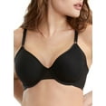 thumbnail image 1 of Women's Warner's RA3081A No Side Effects Underwire Lightweight Contour Bra (Black 40B), 1 of 2