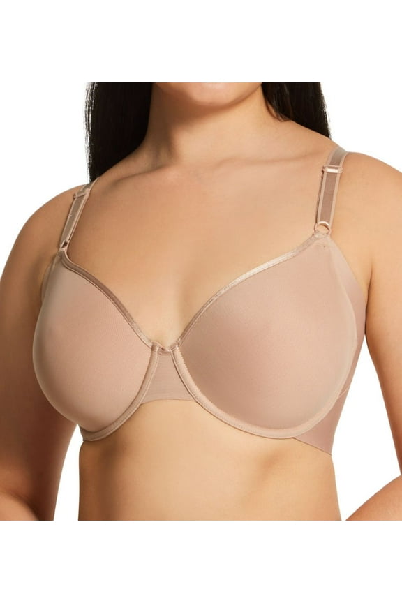 Women's Warner's RA3081A No Side Effects Underwire Lightweight Contour Bra (Toasted Almond 34D)