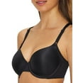 thumbnail image 1 of Women's Warner's RA3471A No Side Effects Underwire Contour Bra w/ Mesh Wing (Rich Black 38C), 1 of 2