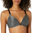 thumbnail image 1 of Warner's Women's Play It Cool Moisture-Wicking Wireless Racerback Bra RM4281A, Dark Gray, 34B, 1 of 2