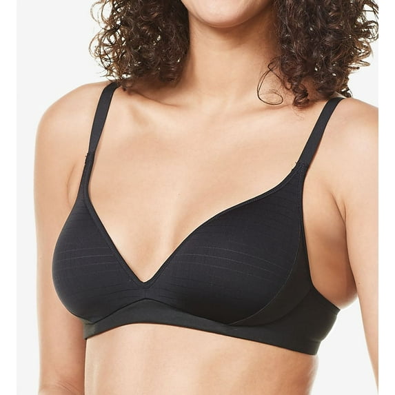 Women's Warner's RM4781A Cloud 9 Slings Wirefree Contour Bra (Black 38C)
