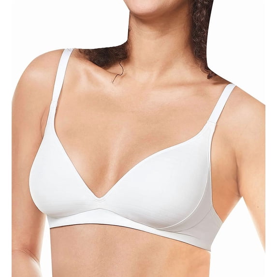 Women's Warner's RM4781A Cloud 9 Slings Wirefree Contour Bra (White 36D)