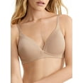 thumbnail image 1 of Women's Warner's RN0141A Invisible Bliss Cotton Wirefree Bra with Lift (Toasted Almond 36A), 1 of 6