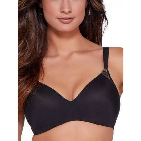 Women's Warner's RN2771A Cloud 9 Pillow Soft Wire-Free Bra with Lift (Rich Black 38D)