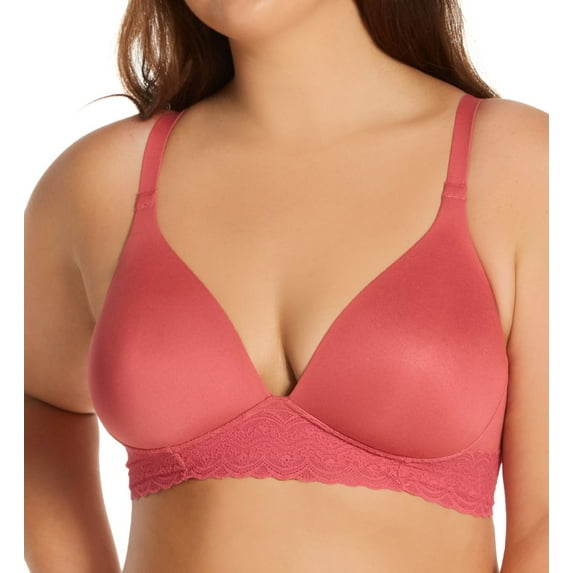 Women's Warner's RO5691A Cloud 9 Wire Free Triangle Bra (Baroque Rose 34A)
