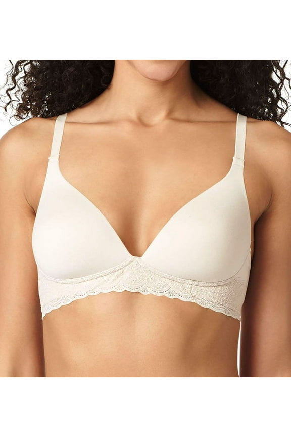 Women's Warner's RO5691A Cloud 9 Wire Free Triangle Bra (Butterscotch 36C)