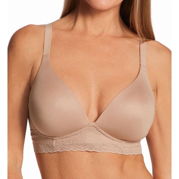 Women's Warner's RO5691A Cloud 9 Wire Free Triangle Bra (Toasted Almond 34B)
