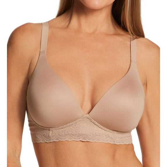 Women's Warner's RO5691A Cloud 9 Wire Free Triangle Bra (Toasted Almond 38D)