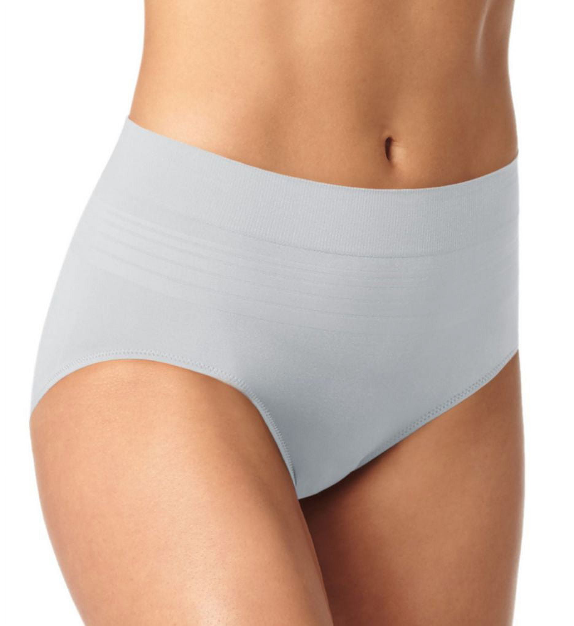 Women's Warner's RS1501P No Pinching. No Problems. Seamless Brief Panty  (Grey Heather M) 
