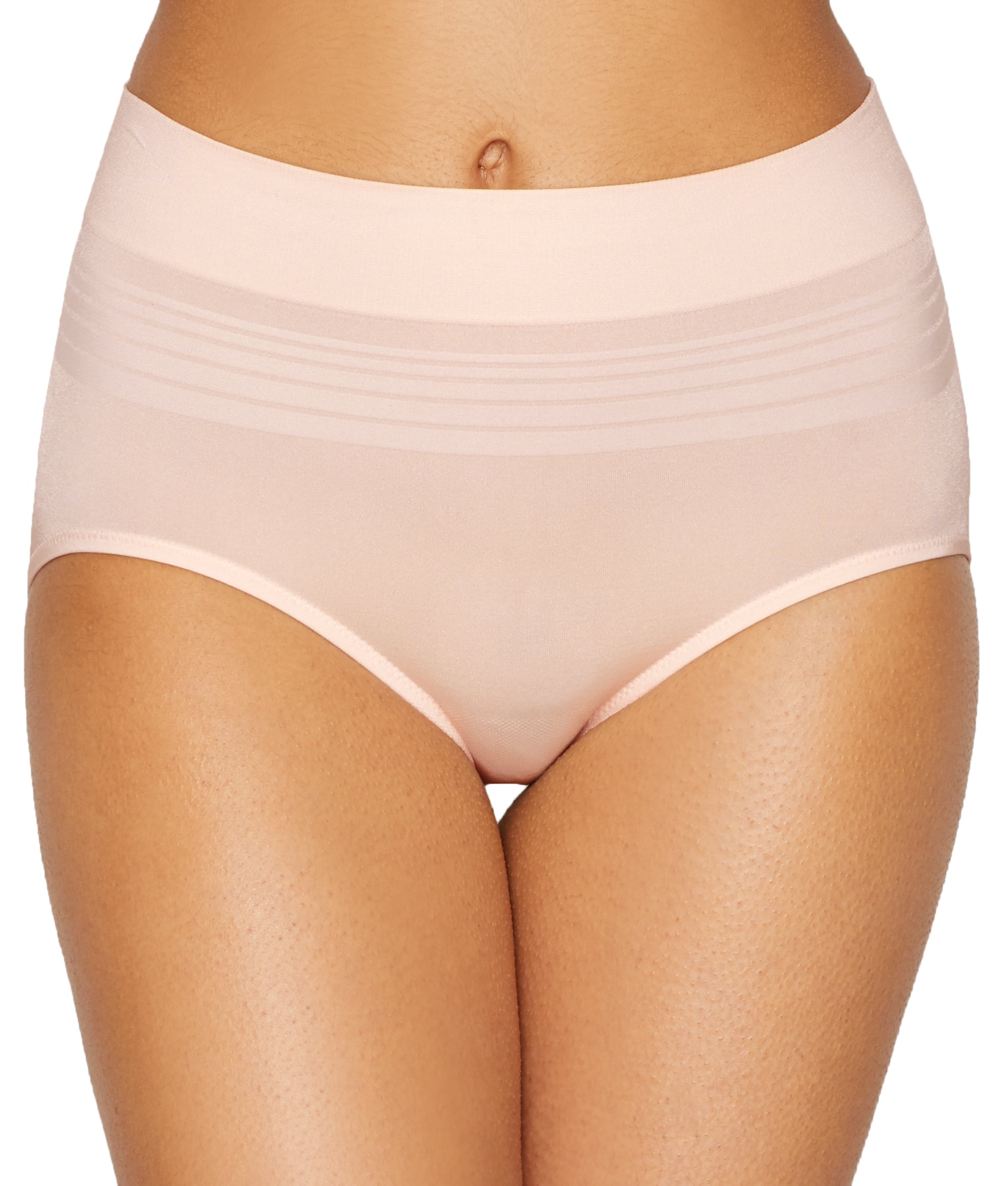 Women's Warner's RS1501P No Pinching. No Problems. Seamless Brief Panty  (Rosewater M)