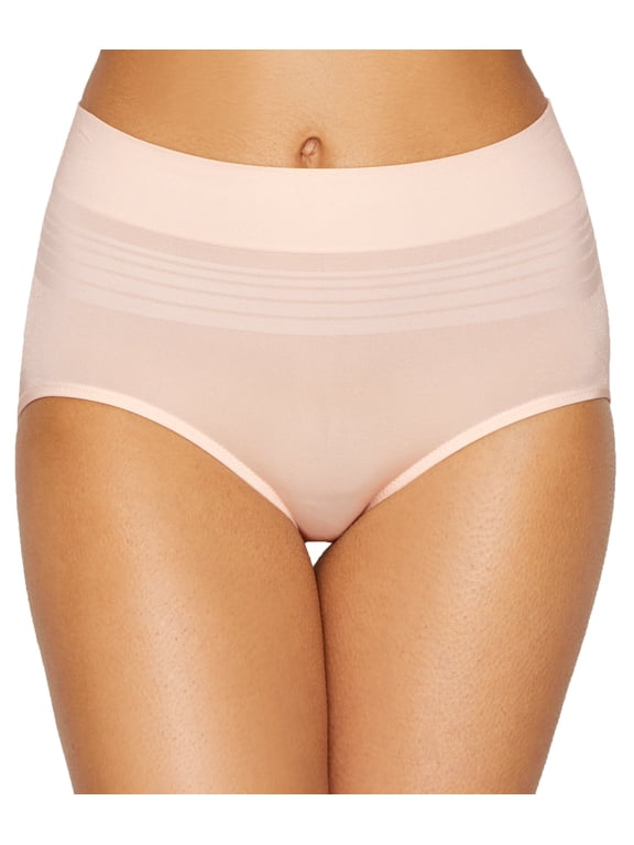 Women's Warner's RS1501P No Pinching. No Problems. Seamless Brief Panty (Rosewater M)