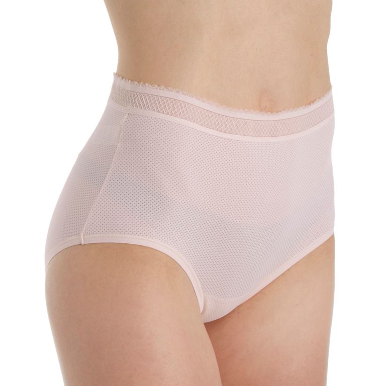 Women's Warner's RS4901P Breathe Freely Brief Panty With Lace