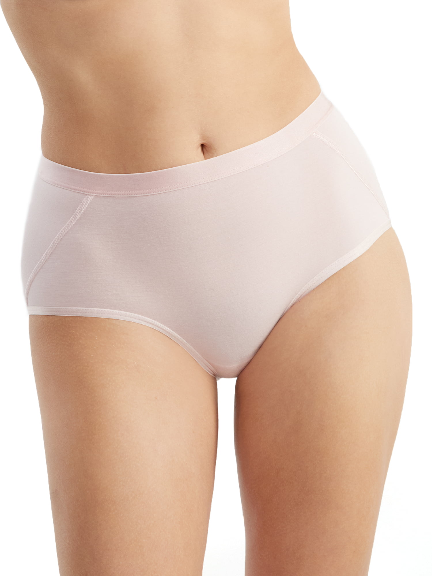 Women's Warner's RS9001P Easy Does It Modal Modern Brief Panty (Blush 690  XL)