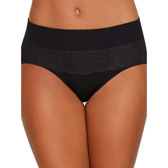 Women's Warner's RU3234P Cloud 9 Seamless Hipster Panty (Black 2X)
