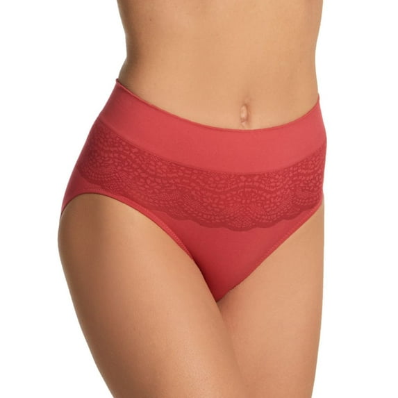 Women's Warner's RU3234P Cloud 9 Seamless Hipster Panty (Claret S)