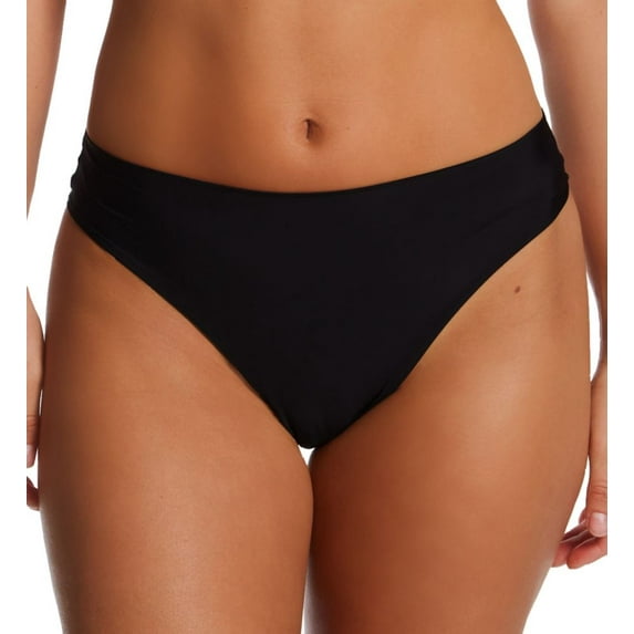 Women's Warner's RX9021P Smooth it Over High Waist Thong (Black 2X)