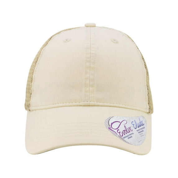 Women's Washed Mesh-Back Cap