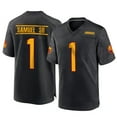 thumbnail image 1 of Women's Washington Samuel Sr 1 Black Stitched T-Shirts Sports Player Game Top, XX-Large, 1 of 1