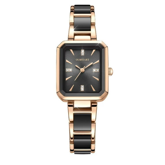 Women's Watch Fashion Ceramic Strap Luxury Diamond Elegant Waterproof Quartz Watch