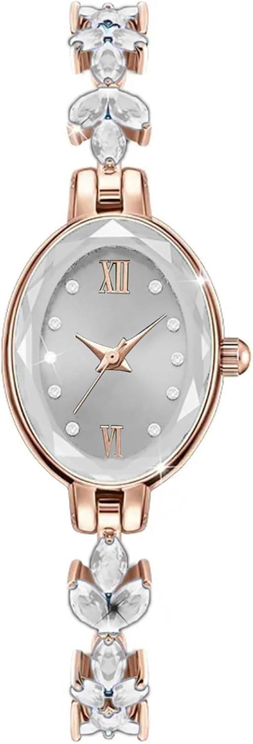 Women's Watch Luxury Petal Casual Bracelet Watch Simulated Quartz Watches for Women