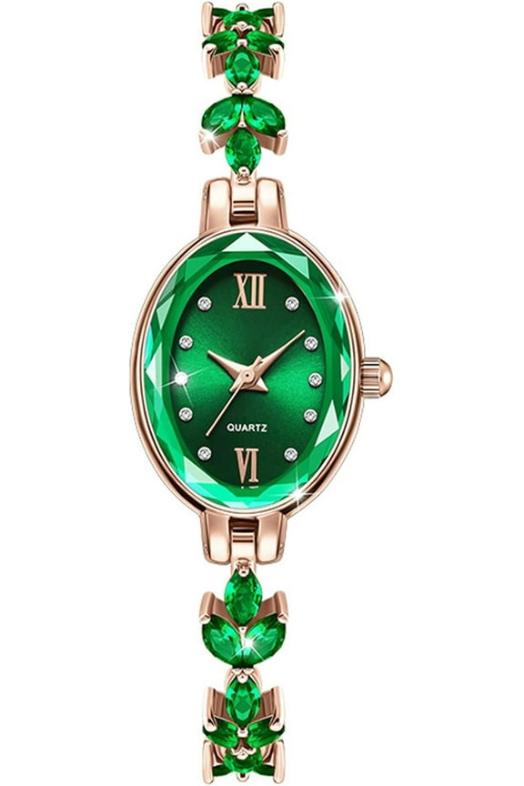 Women's Watch Luxury Petal Casual Bracelet Watch Simulated Quartz Watches for Women