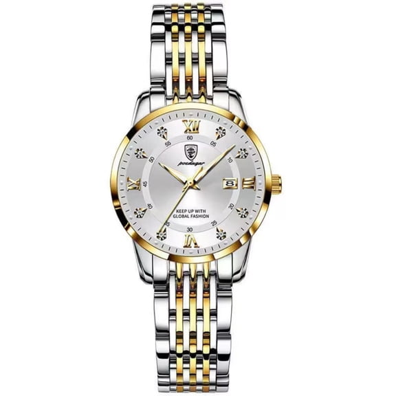 Women's Watch Quartz Watch Stainless Steel Watch Bracelet Watch Elegant Fashion Watch Classic Analog Wristwatch Business Casual Dress Watch Waterproof Jewelry Style Watch Gift for Women