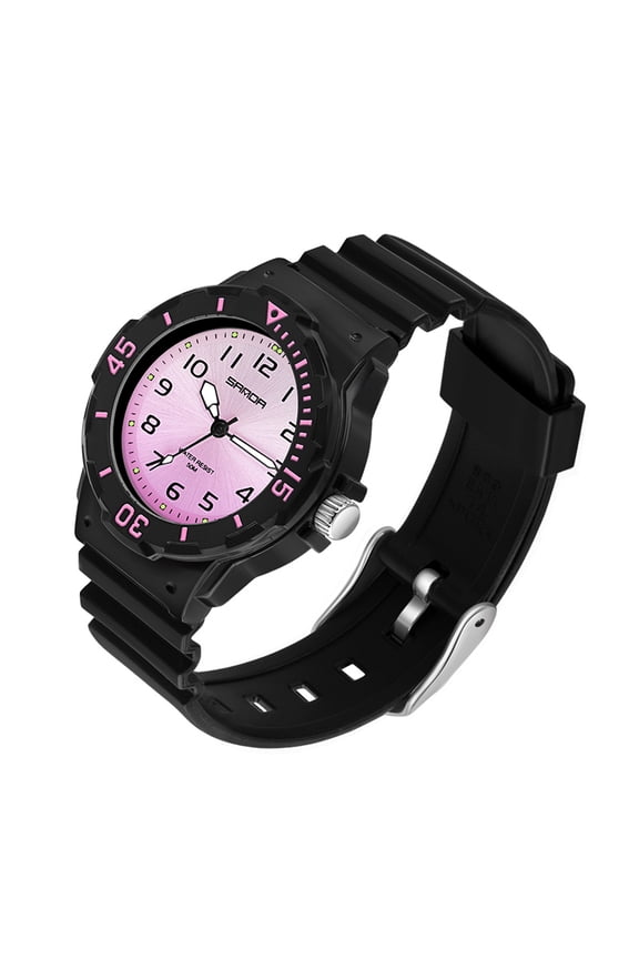 Women's Watch Waterproof Nurse Watch Sport Analog Wrist Watches Small Simple Casual Ladies Watch Date Wristwatch Silicone Watch with Second Hand