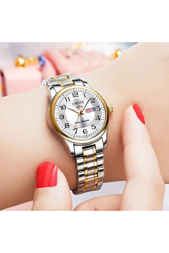 Women's Watch Waterproof Simple Elegant Quartz Watch Women's Wristwatch Trendy Fashion Watch for Women