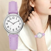 NEIKEUP Women's Watches Clearance Sale Women's Waterproof Watch Clearance Sale Ladies Vintage Watch Leather Watch Minimalist Gift Women's Sleek Quartz Dial Fashion With Strap Watch Women's Watch